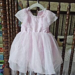 Cat & Jack Light Pink Ruffled Baby Dress
